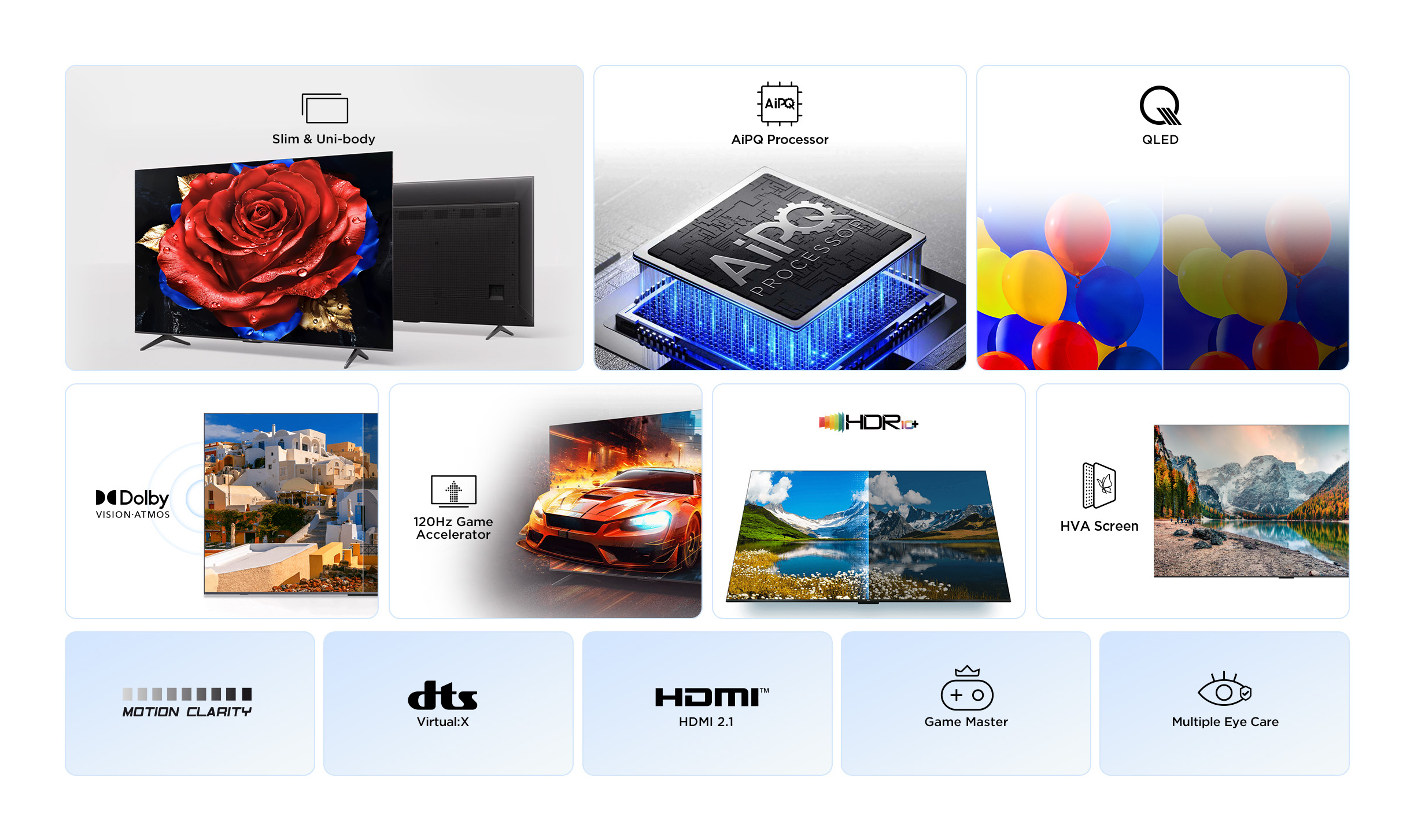 TCL P7K Series 65P7K 65" 4K UHD Smart-TV Brushed Metal