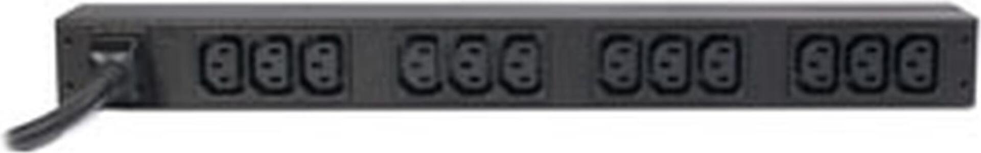 APC Basic Rack-Mount PDU AP9565 1HE 19" 12x C13 208/230 V 3680 W Schwarz