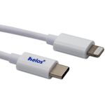 USB-C Lade-/Datenkabel USB Type-C 2.0 zu Lightning 1m weiß (718011,11)