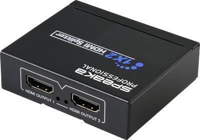 SpeaKa Professional SP-HDS-110 1+2 Port HDMI-Splitter 3840 x 2160 Pixel Schwarz (SP-9493352)