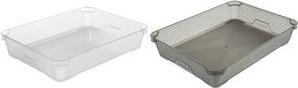 keeeper Stapelkörbchen "mirko", DIN A4, crystal-grey Maße: (B)265 x (T)360 x (H)70 mm, Anti-Haft-Oberfläche - 1 Stück (1037182700000)