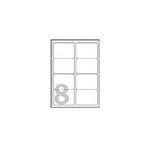 Avery Weiß 99.1 x 67.7 mm 2000 Etikett(en) (250 Bogen x 8) Adressetiketten (L7165-250)