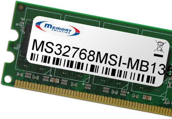 Memorysolution 32GB MSI WS65 Mobile Workstation (N/S)
