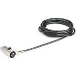 StarTech.com LTLOCKNBL Laptop Sicherheitsschloss (4-stelliges, verstellbares Zahlenschloss, für Noble Security Wedge Sicherheitsbuchsen, 2 m Stahlkabel) (LTLOCKNBL)