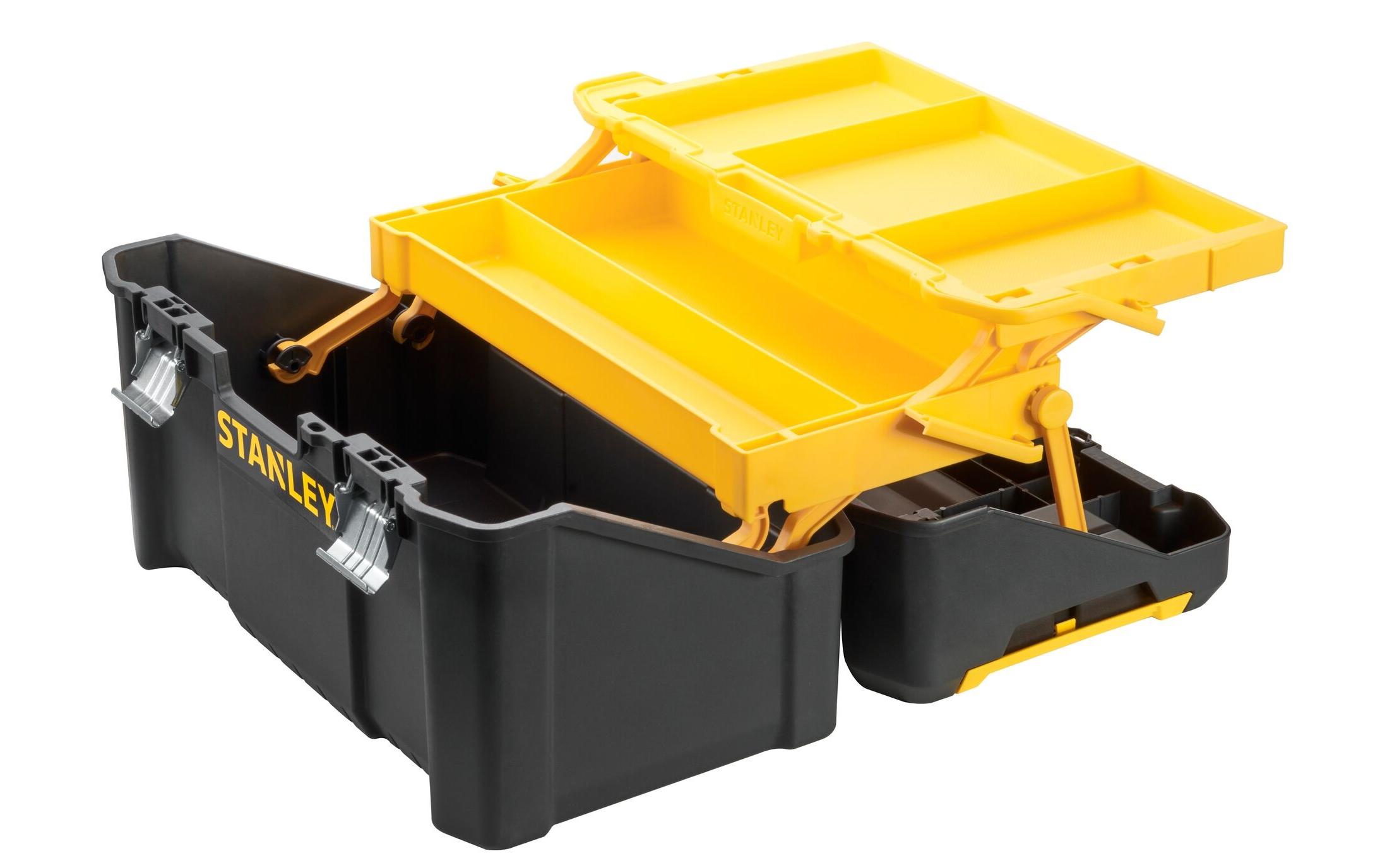 Stanley Essential Werkzeugbox 19" Hartschalenkoffer Schwarz, Gelb