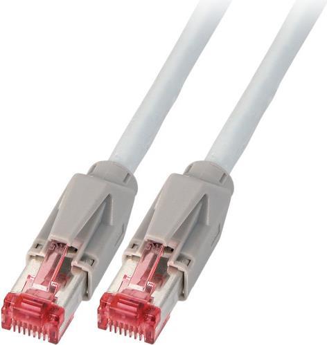 Hersteller: EFB Elektronik RJ45 Patchkabel S/FTP, Cat.6A, TM21, Leoni-Kerpen F6-90 S/F, 2,0m, grau Das in Europa gefertigte Cat.6A RJ45 Patchkabel gewährleistet sehr gute Eigenschaften für 10 Gigabit Ethernet Anwendungen. Zusammengesetzt ist das Patchkabel aus demCat.7 Rohkabel F6-90 S/F von Leoni-Kerpen und TM21 Steckern von Hirose.Querschnitt 4 x 2 x AWG27/7Montierte Knickschutztülle (K8210GR.2)