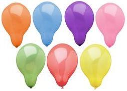 PAPSTAR Luftballons, Durchmesser: 290 mm, farbig sortiert Umfang: 900 mm, geeignet zur Befüllung mit Helium, - 1 Stück (84211)