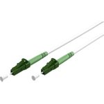 Goobay 59586 Glasfaserkabel 3 m LC/APC FTTH OS2 Weiß (59586)