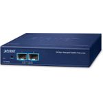 PLANET 2-Port 10G/1GBASE-X SFP+ Netzwerk Medienkonverter Blau (XT-915A)