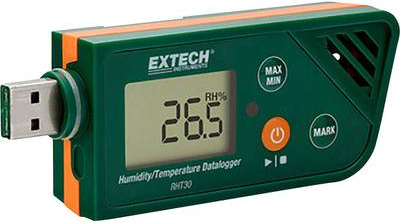 Extech RHT30 Multi-Datenlogger Messgröße Luftfeuchtigkeit, Temperatur -30 bis +70 °C 0.1 bis 99.9 % rF PDF Funktion (RHT30)