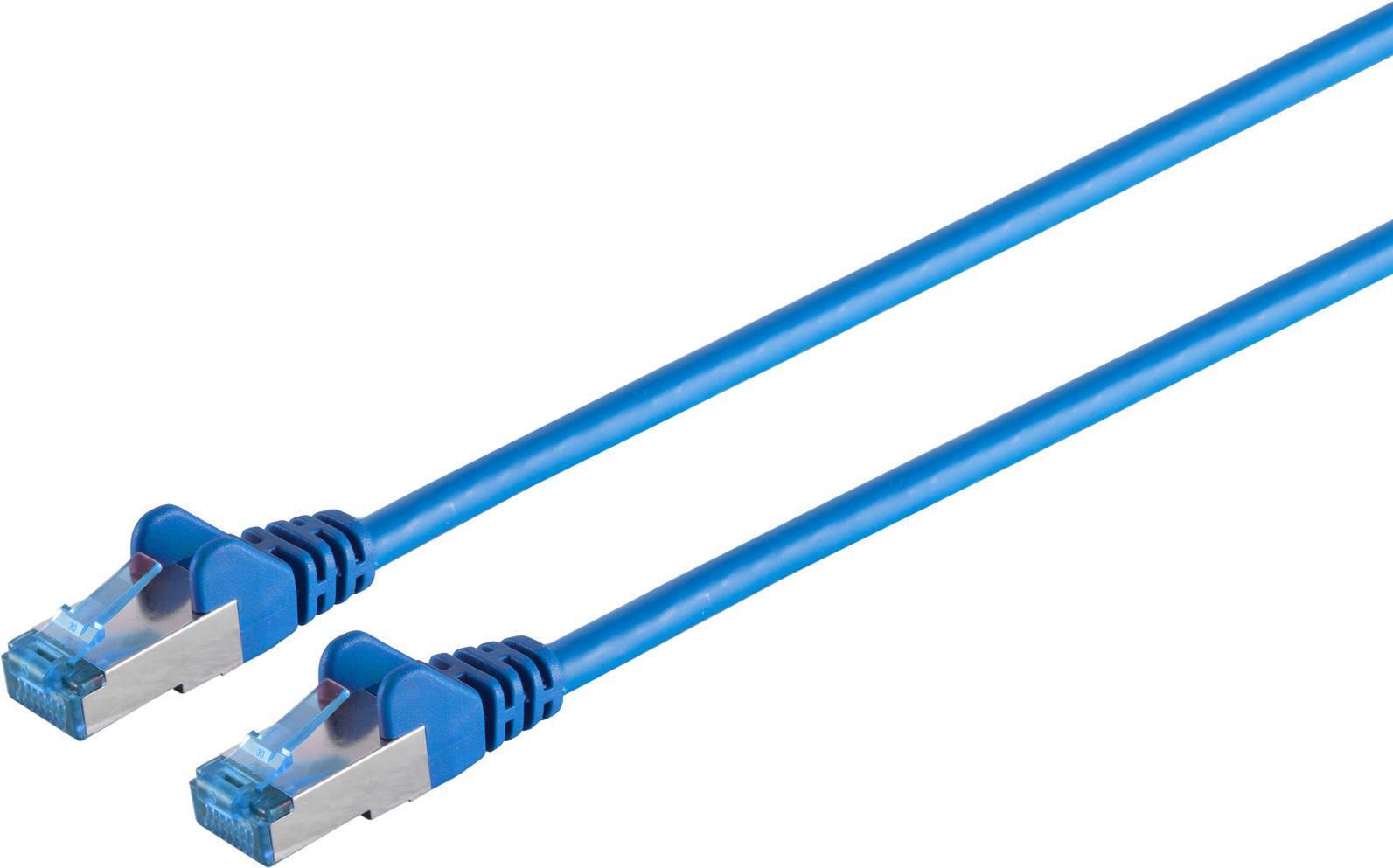 S-Conn 75711-0.25B Netzwerkkabel Blau 0,25 m Cat6a S/FTP (S-STP) (75711-0.25B)