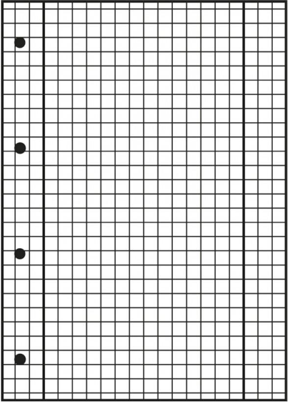 Oxford Collegeblock A4 kariert 80 Blatt 90 g/m² Grün
