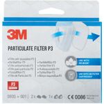 3M Partikelfilter FFP3 5935PRO2 2Paar +1Paar Halter (5935PRO2)