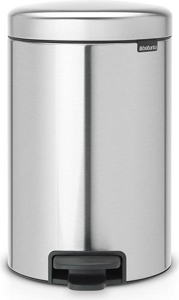 Brabantia 112041 Mülleimer 12 l Rund Edelstahl (11 20 41)