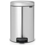 Brabantia 112041 Mülleimer 12 l Rund Edelstahl (11 20 41)