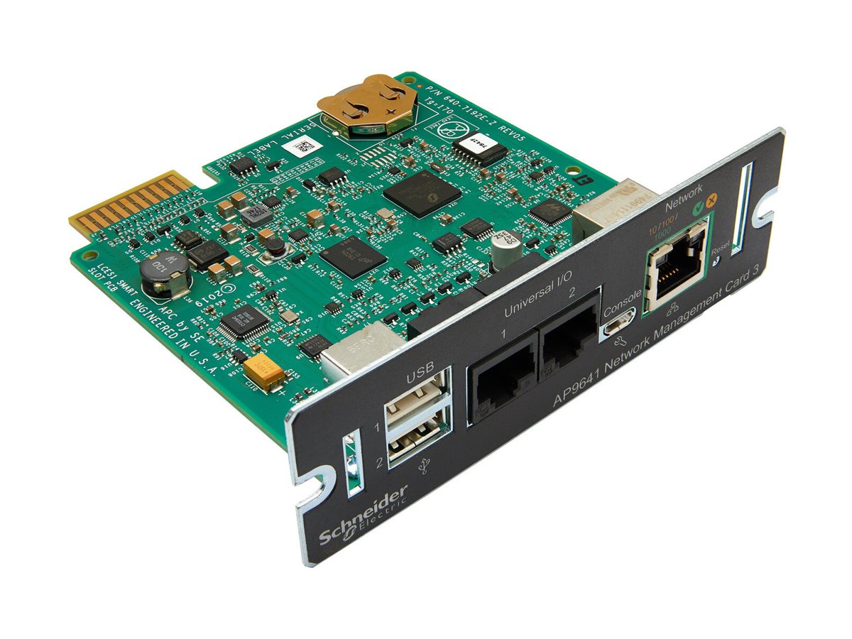 APC Network Management Card AP9641 Schwarz