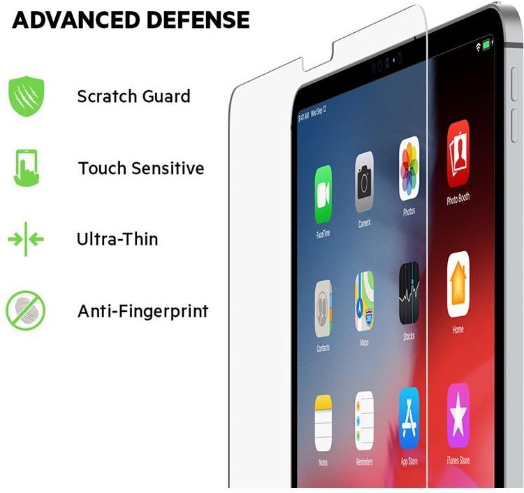 Belkin Screenforce TemperedGlass Displayschutz für iPad Pro 11" (2018) Gehärtetes Glas 9H Transparent