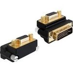 Delock Adapter VGA Buchse > DVI 24+5 Pin Stecker 270° gewinkelt (65261)