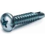 100 Stück - Cimco Kreuzschl.Blechschraube 3,5x13 vz Halbrundk. 19 0411 / 272742 (190411)