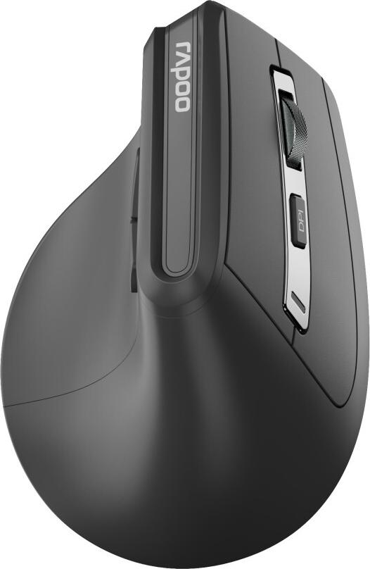 Rapoo EV310M Dunkelgrau Wireless Ergonomic Mouse (R-13049)