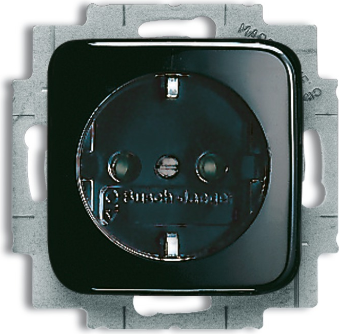 Busch Jaeger 2013-0-4706 Steckdose CEE 7/3 Schwarz (2013-0-4706)