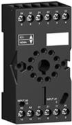 Schneider Electric Sockel RUZC3M Ausführung des elektrischen Anschlusses Schraubanschluss, Montageart Hutschiene 35 mm, Funktionale Ergänzung möglich, Anzahl der Pins 11, Breite 38mm, Höhe 75mm, Tiefe 27mm (RUZC3M)