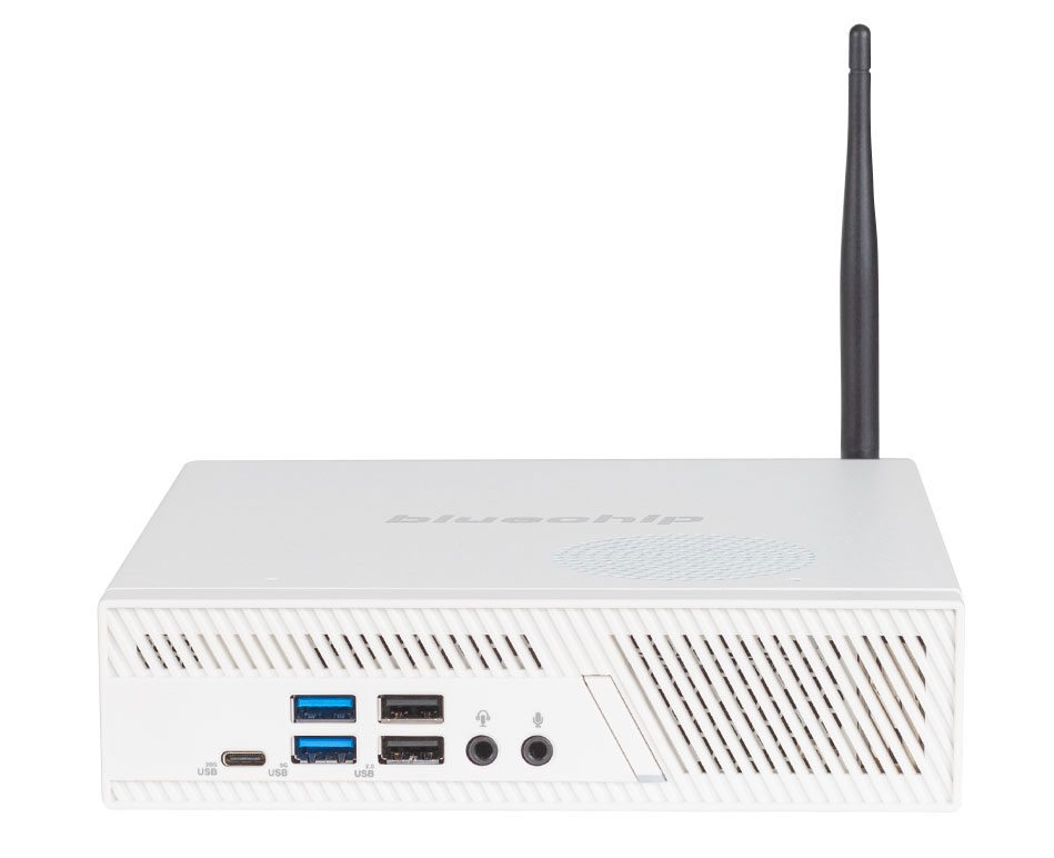 bluechip BUSINESSline S3159 Mini-PC Intel Core i5-14400 8 GB RAM 500 GB SSD Weiß