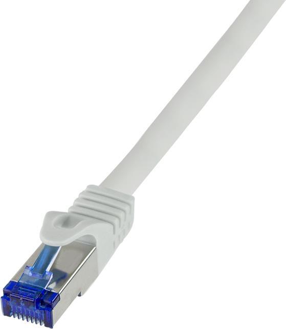 LogiLink C6A022S Netzwerkkabel Grau 0,5 m Cat6a S/FTP (S-STP) (C6A022S)