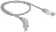 DeLOCK Patch-Kabel RJ-45 (M) nach unten gewinkelt bis RJ-45 (M) gerade (85855)