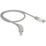 DeLOCK Patch-Kabel RJ-45 (M) nach unten gewinkelt bis RJ-45 (M) gerade (85855)