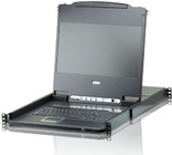 Aten CL6708MW Tastatur/Video/Maus (KVM)-Switch Rack-Einbau Schwarz (CL6708MW-ATA-2XK06A1G)