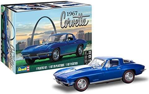 Revell Revelis - 1967 m. Corvette Sting Ray Sport Coupé 2N1, 1/25, 14517 (85-4517)