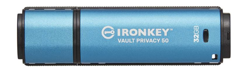 KINGSTON 32GB IronKey Vault Privacy 50 USB AES-256 Encrypted FIPS 197 (IKVP50/32GB)