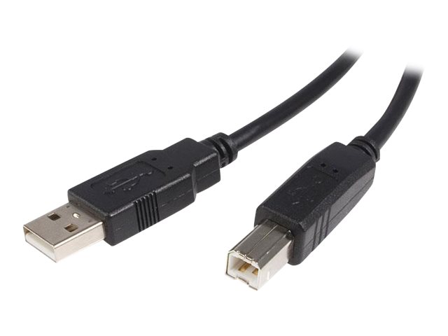 StarTech.com USB 2.0 Kabel A auf B 1 m Schwarz