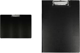 WESTCOTT Klemmbrett mit Folienüberzug, DIN A3 hoch, schwarz aus stabilem Karton mit Kunststoff-Überzug, - 1 Stück (E-17102 BLACK)