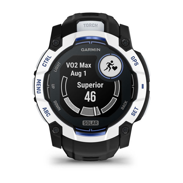 Garmin Instinct 3 Solar GPS Smartwatch 50 mm 1,1" MIP Touchscreen Weiß