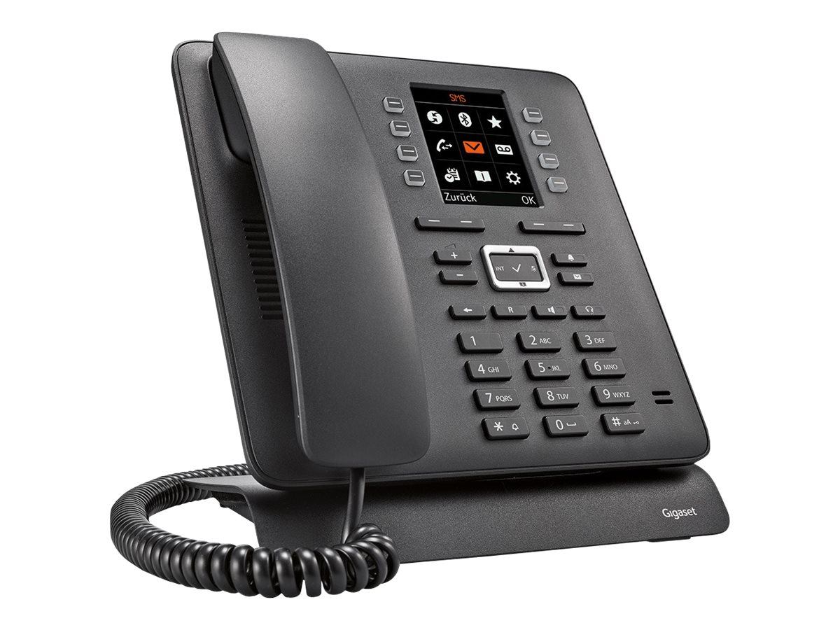Gigaset T480HX DECT-Telefon mit Bluetooth 2,8" Display Schwarz