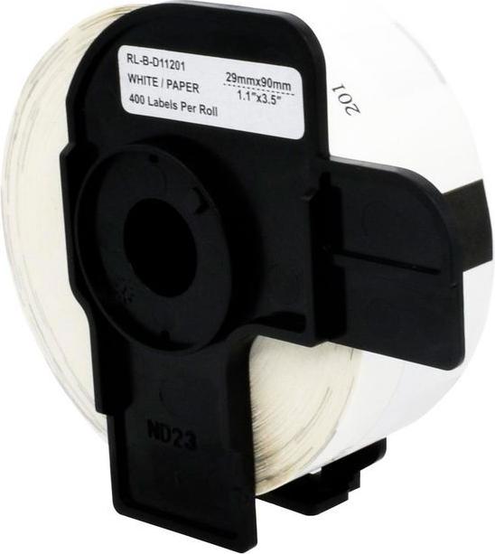 Capture Label 29mm x 90m Removable (Continuous roll). Equivalent to Brother DK-11201 (CA-DK-11201)