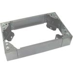 RESISTER Standsockel für Pro Netzwerkschrank mit Grundmaß Breite 600 x Tiefe 600 mm (90RRWVS66G100)