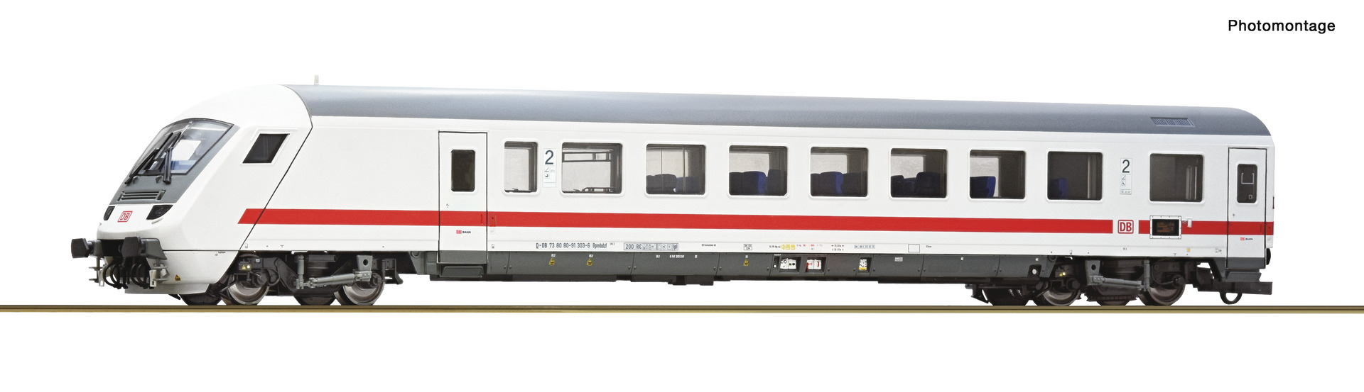 Roco H0 IC-Steuerwagen 6210156 DB AG 1:87, Rot, Weiß