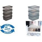 keeeper Aufbewahrungsboxen-Set "bea", 3x 11 L, crystal-grey PP, Deckel mit Air-Control-System zur Belüftung der Boxen, - 1 Stück (3002082700000)