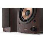 Sharp BOOKSHELF SPEAKERS 2-Wege Braun Verkabelt & Kabellos 60 W (CP-SS30BR)