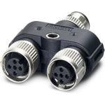 Phoenix 1403627 Kabeladapter M12 Schwarz - Grau (1403627)