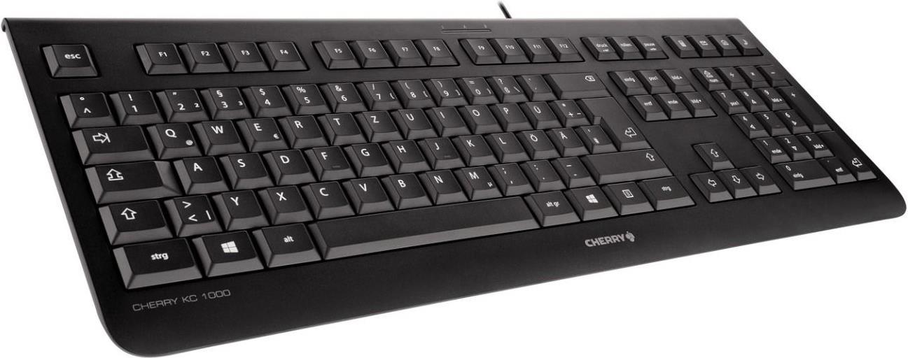 CHERRY KC 1000 - Tastatur - USB - Ungarisch - Schwarz