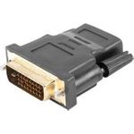 Lanberg AD-0010-BK Kabeladapter HDMI DVI-D Schwarz (AD-0010-BK)