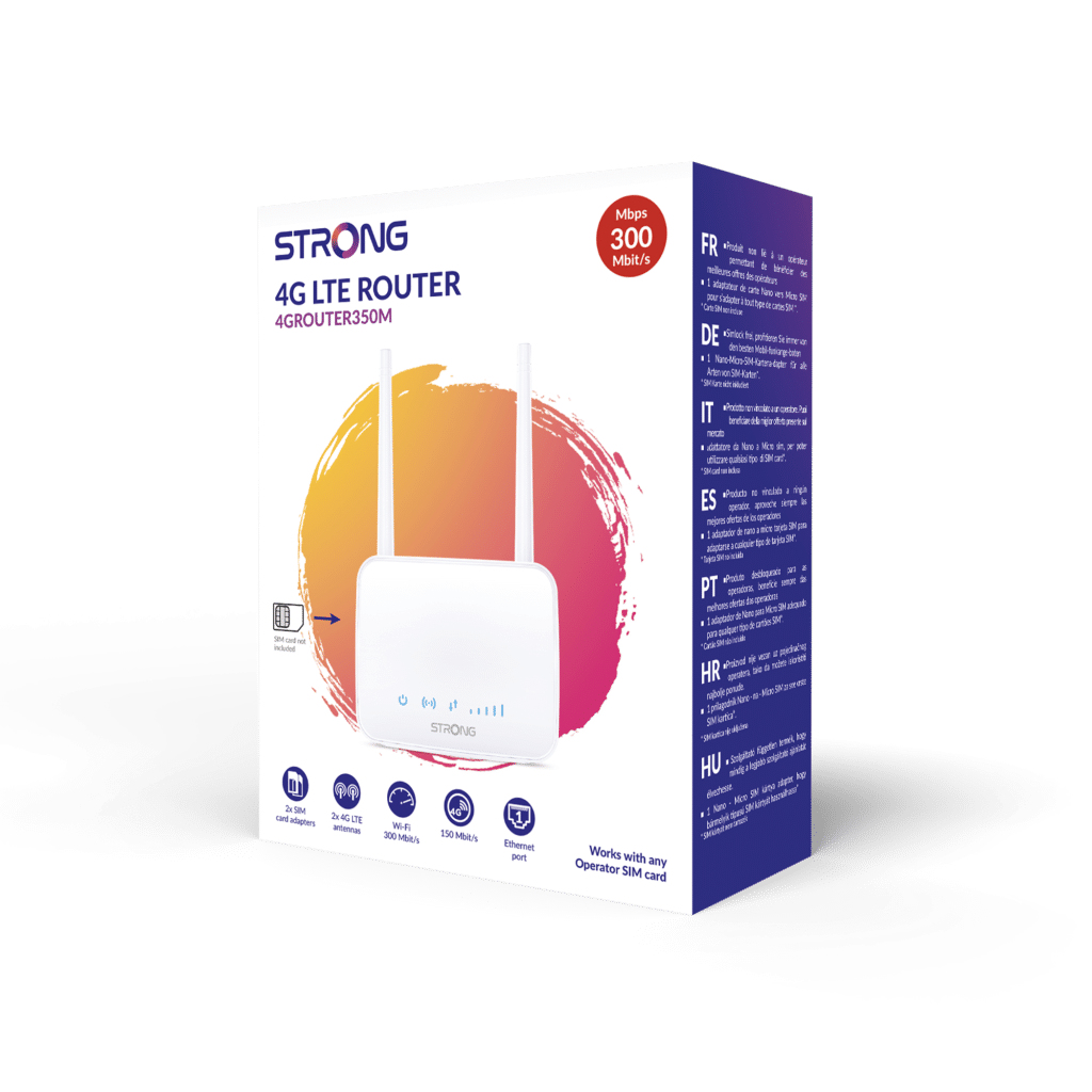 Strong 4GROUTER350M Router für Mobilfunknetz 300 Mbit/s Weiß
