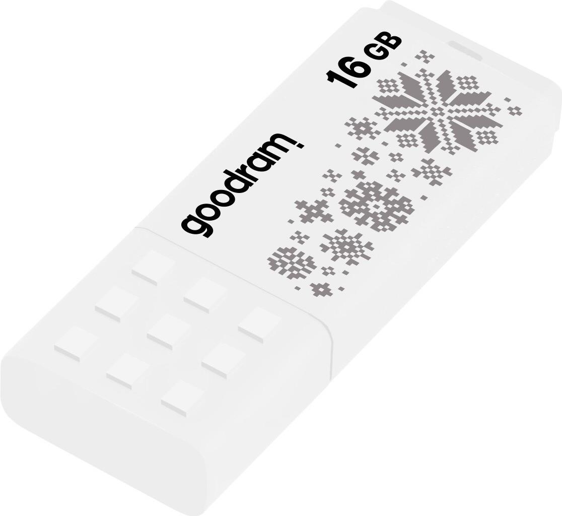 GOODRAM FLASHDRIVE 16GB UME2-WINTER WHITE USB 2.0 (UME2-0160W0R11-WI)