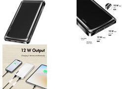 LogiLink Powerbank, 10.000 mAh, 2x USB-A, schwarz Eingang: 5 V/2 A/10 Watt wahlweise über Micro-USB-B - 1 Stück (PA0316)