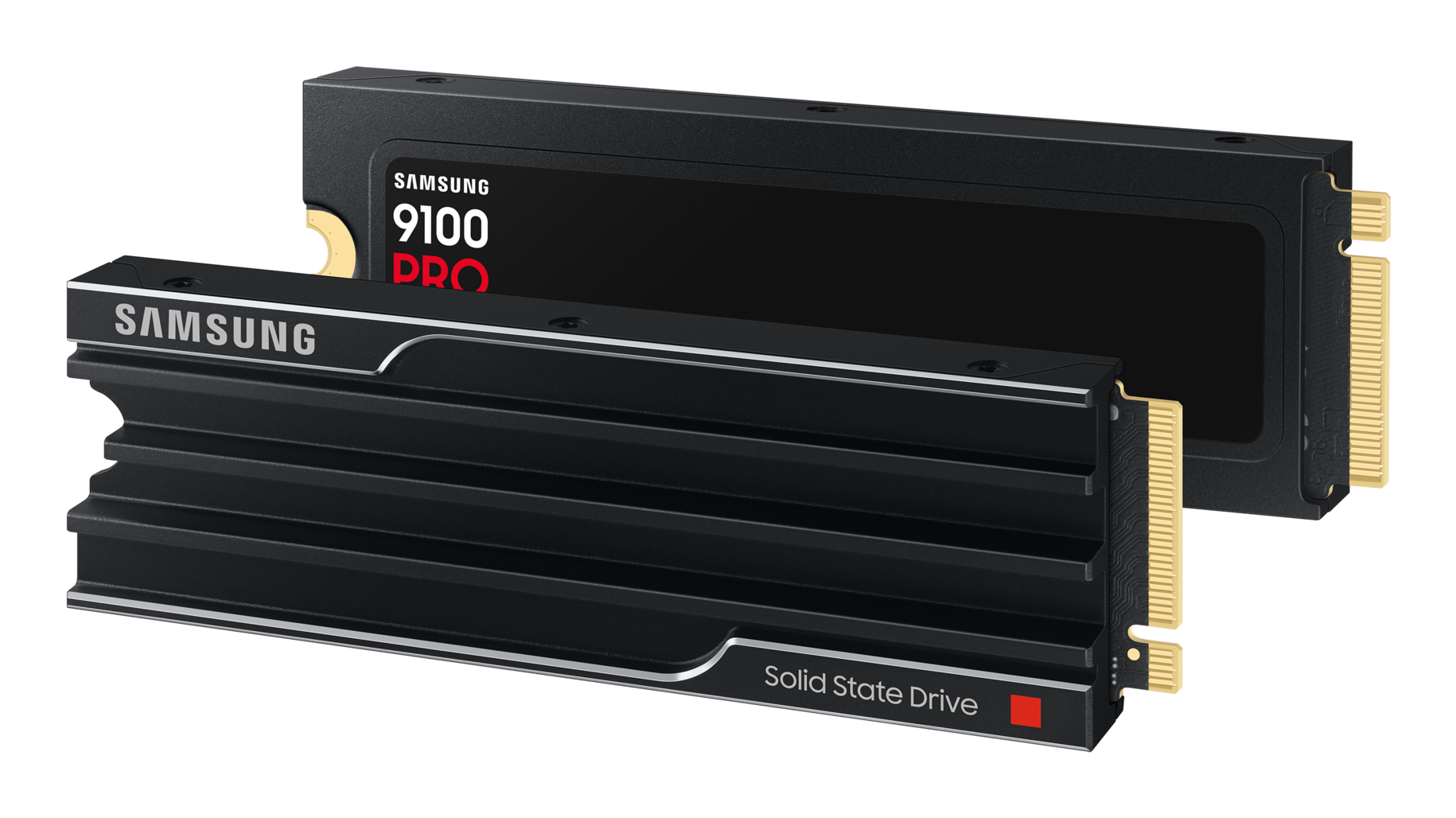 Samsung 9100 PRO Heatsink M.2 NVMe SSD 2 TB PCIe 5.0 Schwarz