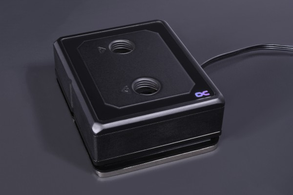 Alphacool Eisblock XPX Pro Aurora Full Brass CPU-Wasserkühlblock Digital RGB Schwarz